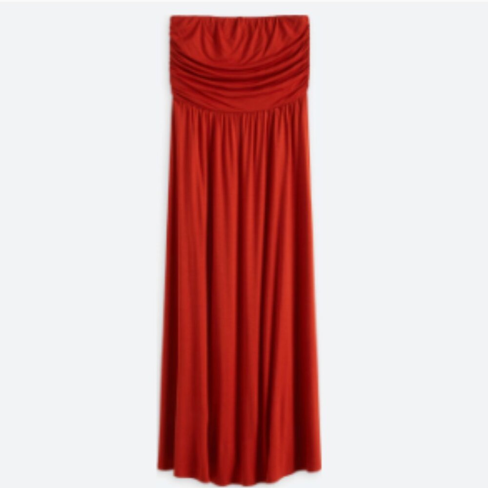 Gracie Strapless Midi Dress